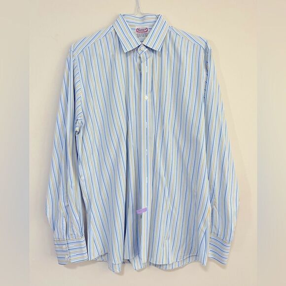 Dam’s Tailor, Men’s 100% Handmade Dress Shirt. Pristine Condition. Size XL - Picture 1 of 5